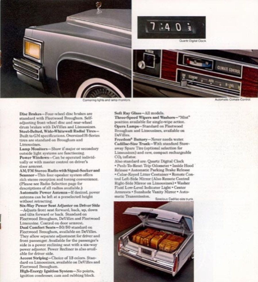 1978 Cadillac Full-Line Brochure Page 31